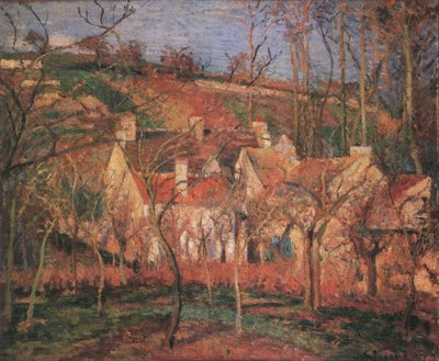 Der Obstgarten, Côtes Saint-Denis in Pontoise von Camille Jacob Pissarro